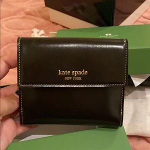 NWT: Kate Spade Black and Pink Wallet
